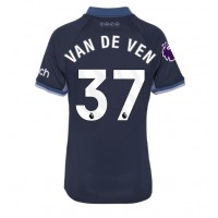 Tottenham Hotspur Micky van de Ven #37 Replica Away Shirt Ladies 2023-24 Short Sleeve